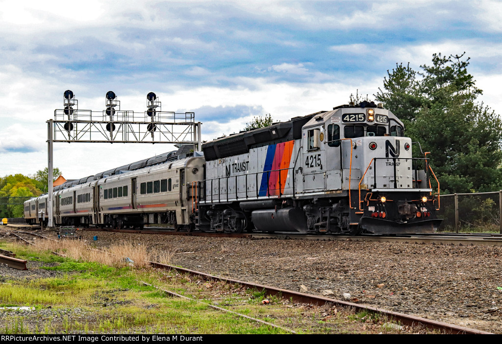 NJT 4215 on train 1263